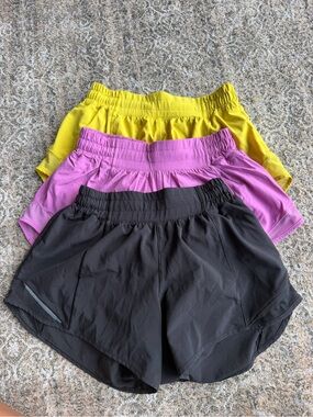 3 Lululemon shorts